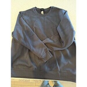 Harley-Davidson Men's Black Fleece Crew Neck Pullover Sweatshirt XL